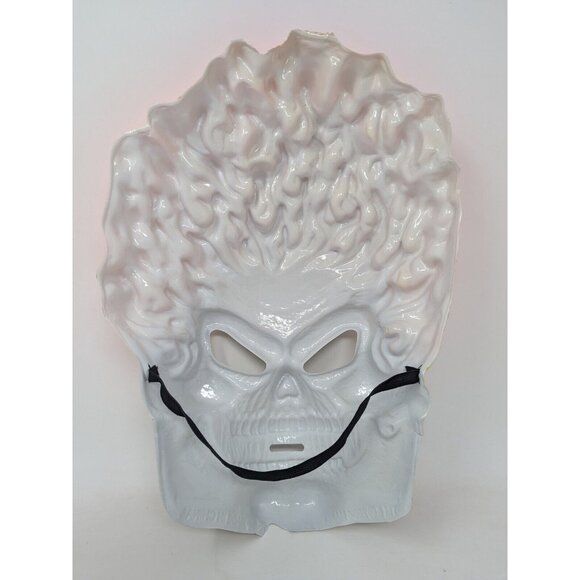 VTG 2004 Marvel Plastic Flaming Skull Ghost Rider Halloween Mask 14" Rare & HTF - Picture 3 of 7